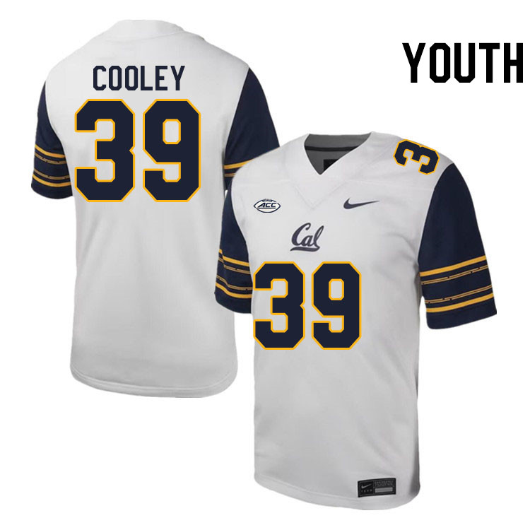 Youth #39 Michael Cooley California Golden Bears ACC Conference College Football Jerseys Stitched Sa